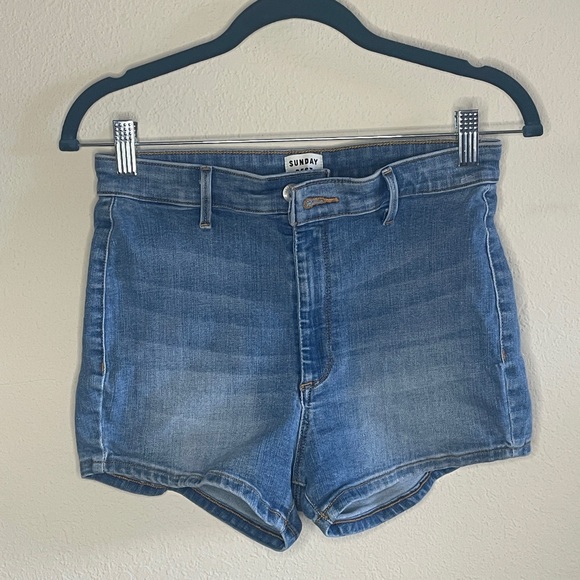 Sunday Best Pants - EUC Aritzia Sunday Best Jean Shorts Size 6